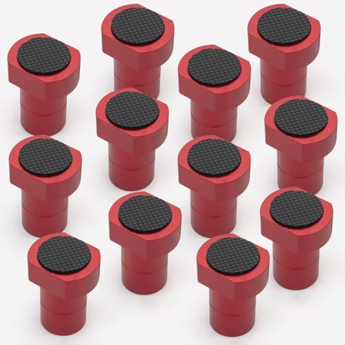 ViewReal 12-Pack 3/4" Bench Dogs,Non-Slip Bench Dog Clamp Aluminum Alloy Workbench Dogs Stops for MFT Tables, Woodworking & DIY Projects(19mm/0.75inch) by ViewReal - Used condition - Image 9