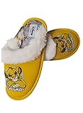 Weiche und bequeme Hausschuhe Disney Der König der Löwen Simba Gelb Slip On Pantoletten Indoor Home, gelb, Medium