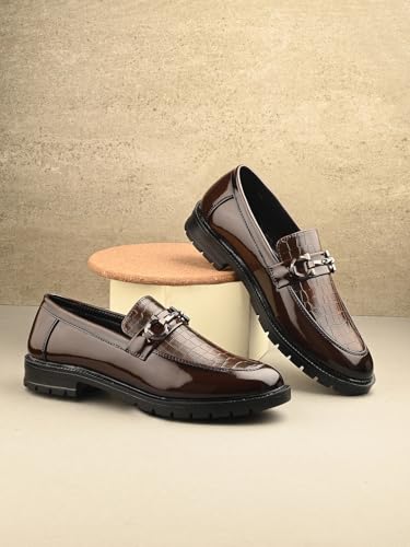 Image of Massari PU Leather Loafers Shoes for Men