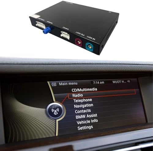 Road Top 10.25 Inch Car Touchscreen Wireless CarPlay Android Auto For BMW X5 X6 Series E70/E71 2009-2014 Year With CIC System, Car Stereo Multimedia Radio Receiver