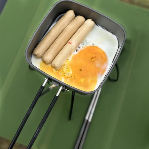 Ustensiles de cuisine de camping antiadhésifs pour cuisson propre et rapide