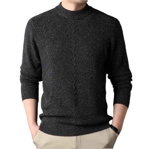 Men’S Soft Touch Long Sleeve Pullover O-Neck Knitted Jumper
