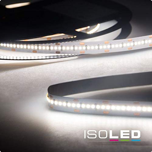 Isoled Ruban LED de marque 20 m, 3600 LED, 24 V, 6 W/m, 4000 K, blanc neutre, 650 lm/m, CRI93, intensité variable, sans scintillement Cover