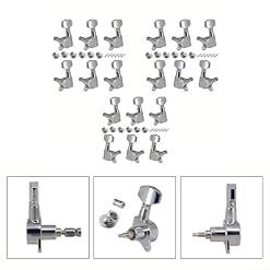 Lot de 6 mécaniques de verrouillage de cordes de guitare pour guitare électrique ou acoustique (6 L) - Les Beatles, Paul McCartney, John Lennon, RIngo Starr, George Harrison Lot de 6 mécaniques de verrouillage de cordes de guitare pour guitare électrique ou acoustique (6 L) – Image 5