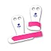 Beginner Rainbow Hook and Loop Gymnastics Grips (Pink, Small)