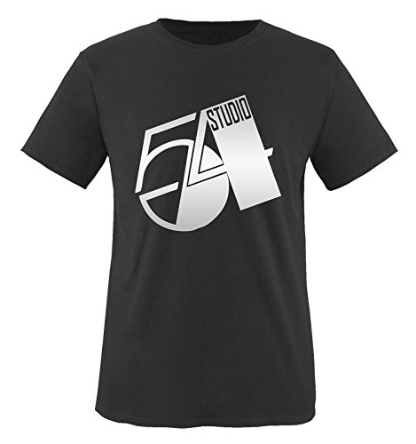 Studio 54 T-shirt unisexe pour homme Taille S à XXL - Noir - M Cover