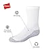 Hanes Boys' Extra Durable Crew Socks, White-12 Pack, Medium-Shoe Size: 9-2.5