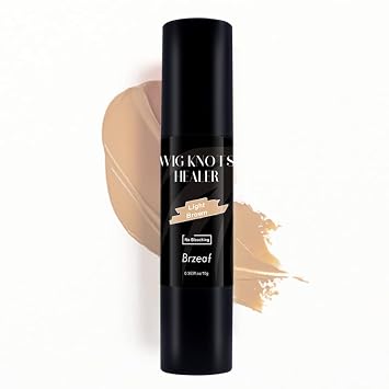 ND Wig Lace Dyeing Stick Portable Sweat-proof Hair Care Dye Concealer Stick for Lace Wigs & Frontal Part & Hairline, Easy to Color Light brown
