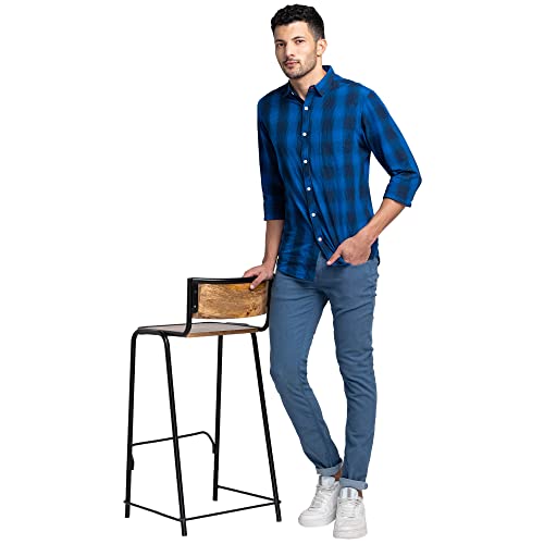 Image of Spykar Men's Slim Fit Low Rise Casual Jeans