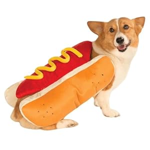 Halloween Pet Dress Up Kostüm Hot Dog Shaped Dackel Wurst Einstellbare Cosplay DRE Kleidung Hund J9b2 Warm Für Welpen Lustig