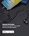 PALOVUE Lightning Earphones Headphones iPhone 11 Pro Max Earbuds MFi Certified Compatible iPhone X XS Max XR iPhone 8 Plus iPhone 7 Plus with Microphone Controller MorFlow (B - Black)
