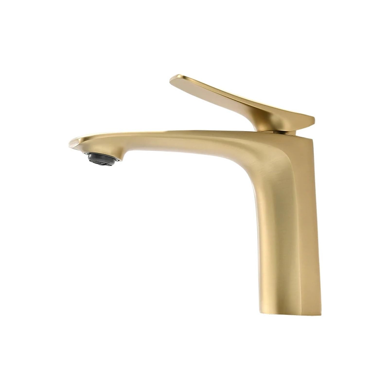JVDDI Luxury Bathroom Faucets Basin Mixer Sink Faucet Washbasin Tapware Hot Cold Water Tap(Brushed Gold Faucet)