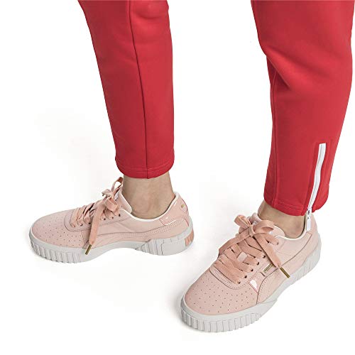 PUMA Women Cali Nubuck Wn's Sneakers Basses, Peach Bud-Peach Bud, 36