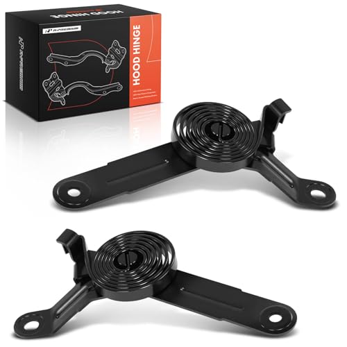 A-Premium Driver and Passenger Hood Hinges Compatible with 2007-2013 Chevy Chevrolet Chevy Silverado 1500 2500 3500 & GMC Sierra 1500 2500 3500 Hood Hinge for 25865749 25865750 GM1237102 GM1237103