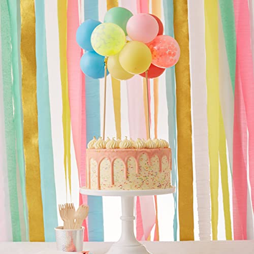 Meri Meri Rainbow Balloon Cake Topper Kit (Pack Of 1) #TOP1