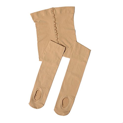 7D54 Caramel Convertible Dance Tights - Large Child