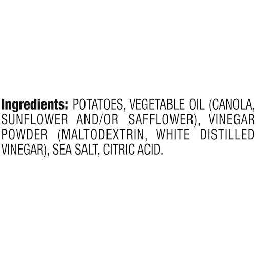 Image of Kettle Brand Potato Chips, Air Fried Sea Salt and Vinegar Kettle Chips, 11.25 Oz Party Size Bag (Pack of 4)