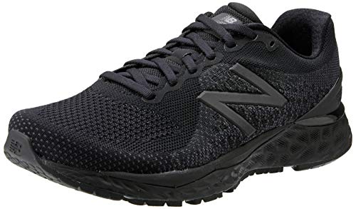 New Balance Men's Fresh Foam 880v10, Black/White, 7 X-Wide