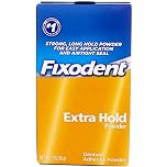 Fixodent Extra Hold Denture Adhesive Powder, 2.7 Ounce