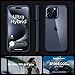 Spigen Ultra Hybrid Designed for iPhone 15 Pro Case (2023), [Anti-Yellowing] [Military-Grade Protection] - Navy Blue