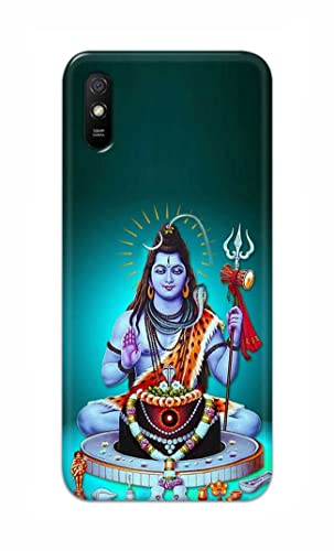 Image of Printed Hard Back Cover Case for Mi Redmi 9i | Mi Redmi 9i Sport Back Cover (Lord Shiva) -1803