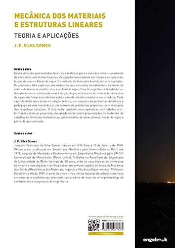 Mecânica dos Materiais e Estruturas Lineares – Teoria e Aplicações
