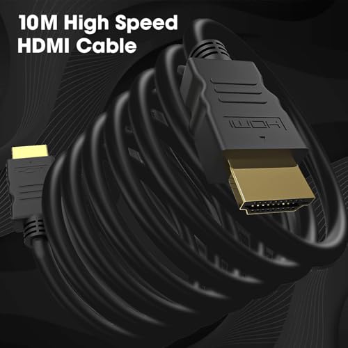 Image of NEXSA HDMI 2.1 Cable 10 Meter 64Gbps 4K 120Hz eARC Ethernet Black