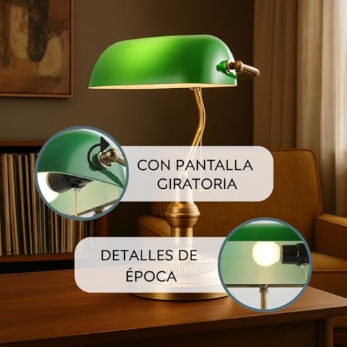 El Mejor Listado de Lampara de escritorio verde los preferidos por los clientes. 29 Imagen adicional