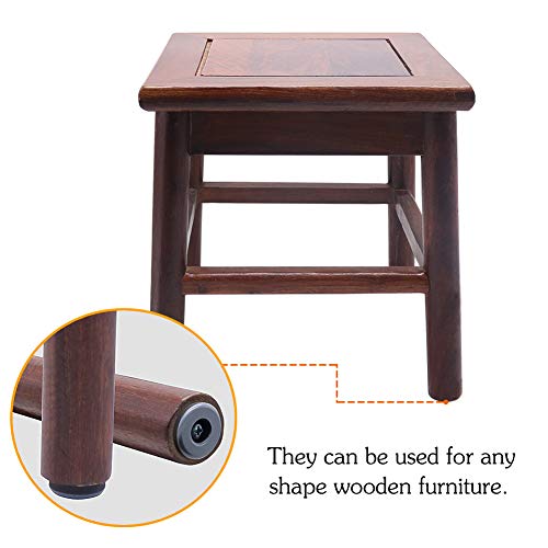 Ginoya Teflon Furniture Sliders, 20Pcs 1Inch Reusable Furniture Glides With Screws For Carpet Tile Hardwood (Grayish Blue) #TOP4