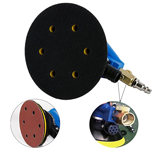 6 Inches Air Random Orbital Sander,Vacuum Dual Action Palm Sander For Car Or Metal Polishing Grinding #TOP4