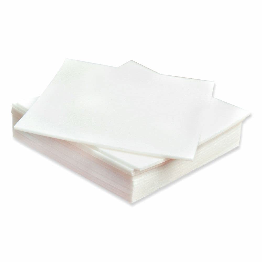 3 Ace Crafts 10 Sheets A4 White Safeprint Foam Sheets 10mm, Polystyrene Sheets for School Projects & Craftwork, Block Printing and 3D Model Making, Lino Block Printing Tiles, Lightweight and Sturdy