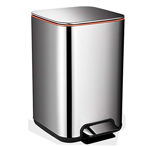 SuoANI Stainless Steel Bins For Kitchen Garbage Bin Waste Bins For Bedroom Paper Bin Dustbins Small Pedal Bin Kitchen Bin Recycling And Waste
