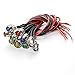 warehouse apps 10 pcs/Lot LED Indicator Light Lamp Pilot Dash Directional Car Truck Boat Blue red Green Yellow White (Tricolor)
