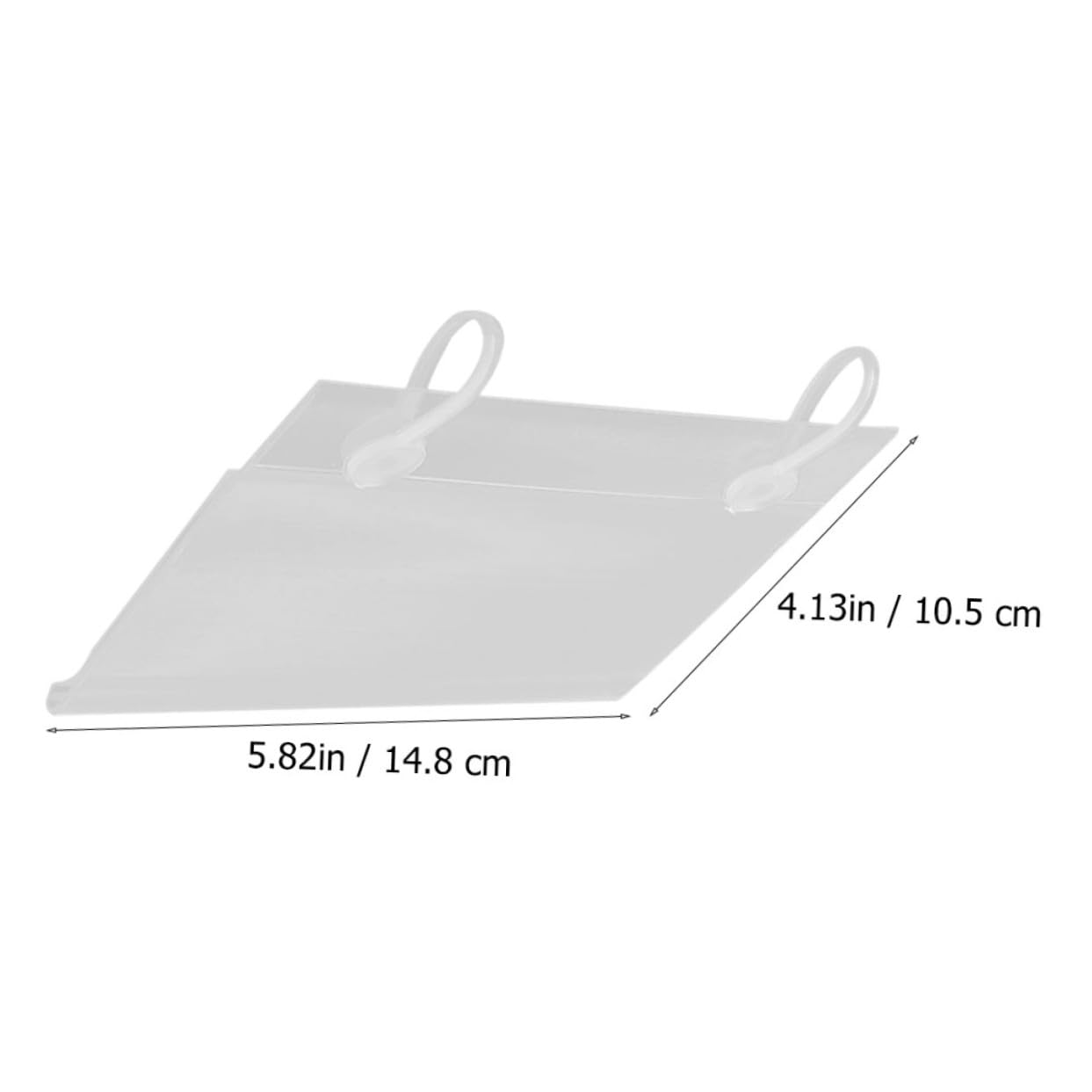 ABOOFAN Porta Etichette Prezzi Design Chiaro 40 Pezzi in Pvc Trasparente per Esposizione e Visualizzazione Prezzi in Negozio e Supermercato