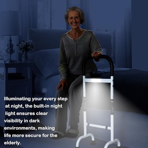 Adjustable Stand Assist Aid for Elderly, Couch Stand Assist with Night Light and Two Sets of Bases, Mobility Aids for Elderly Adults and Others Who Need Extra Help, Can Withstand 300 Pounds - Image 5
