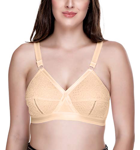 Image of SONA Women's Cotton Non-Padded Wire Free Casual Full-Coverage Bra