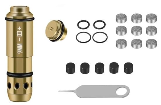 Dry Fire Laser Training System 2 in 1 Red Dot Pufferpatrone Kaliber 9x19