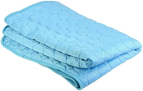 Albert Austin Dog Cool Mat Bed Large Size, Pet Self Cooling Mat Non-toxic Gel Ice Pads, Pets Summer Sleeping Mattress, Car Accessories, Puppy Pads and Calming Dog Bed (L)