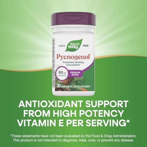 Nature's Way Pycnogenol Premium Blend, 50mg Circulation Support*, 30 ct - image 4