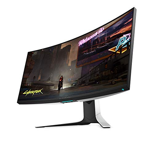 Alienware AW3420DW NEW Curved 34 Inch WQHD 3440 X 1440 120Hz, Monitor, Lunar Light