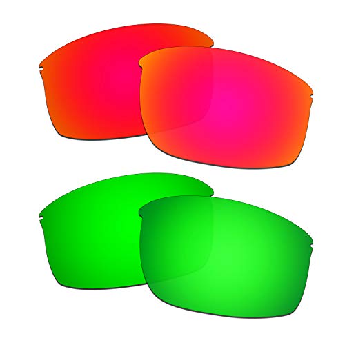 Lentille Oakley Wiretap New vert emerald renforcée pour bloquer les reflets gênants