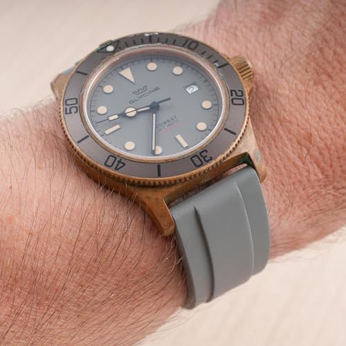 Image of StrapHabit Quick Release Rubber Watch Strap Band FKM 20mm 22mm 24mm