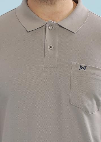 Image of Force NXT Polo Neck T-Shirt for Men Pack of 1 | Regular Fit T-Shirt for Men | Premium Super Combed Rich Cotton Polo Shirt | Men's Ultra Soft Half Sleeve T-Shirt