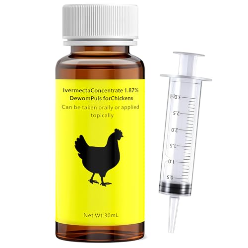 Ajfwm lvermect for Chickens Chickens forDewormex Suitable for Chickens Ducks and Geese 30mL