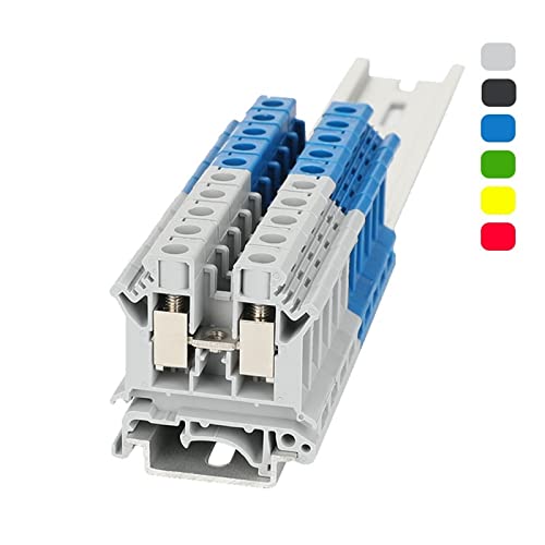 Bornier Rail DIN UK 10N saako en nylon robuste pour isolation parfaite - 3