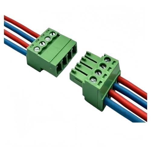 Conector de bloque de terminales 2EDGRK 3.5mm macho y hembra de 10 pares para cableado aéreo