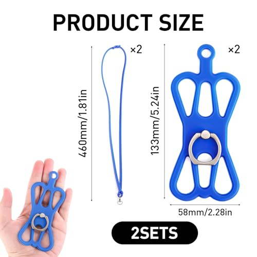 2 pezzi Cordino per Cellulare da Collo, Laccio per...