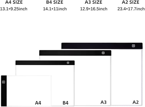 Miniatura 2 de Kit de almohadilla de luz LED de pintura de diamante A2, accesorios de pintura de diamantes 5D, kit de herramientas de taladro completo para