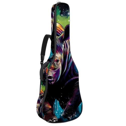 Housse pour guitare électrique et acoustique colorée | Idéal pour musiciens nomades en voyage