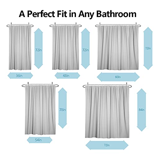 Coxila B08953H8XC Kids Colorful Shower Curtain Polka Dot Rainbow Girl Girly Fun Funky Bright Preppy Trendy Color Block Teen Boys Cute Aesthetic Watercolor Bath 60 X 72 Inch Polyester Fabric 12 Pack Plastic Hooks thumb #6